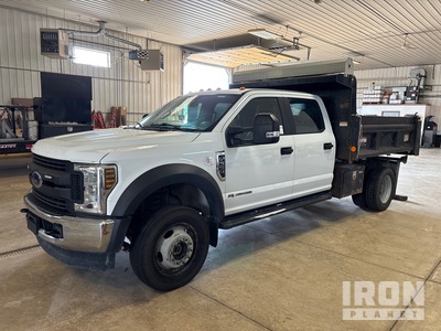 2018 Ford F550 XL 4x4 Crew Cab S/A Camión dumper