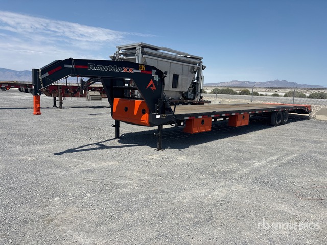 2026 RAWMAXX 20000 lb 53 ft T/A Flatbed Trailer