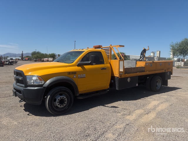 2016 Ram 5500 4x4 Flatbed Truck
