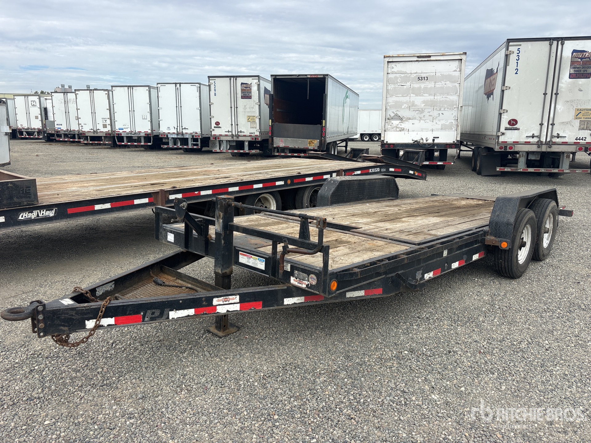2016 PJ Trailers PJT6 21 ft T/A Tilt Deck Trailer