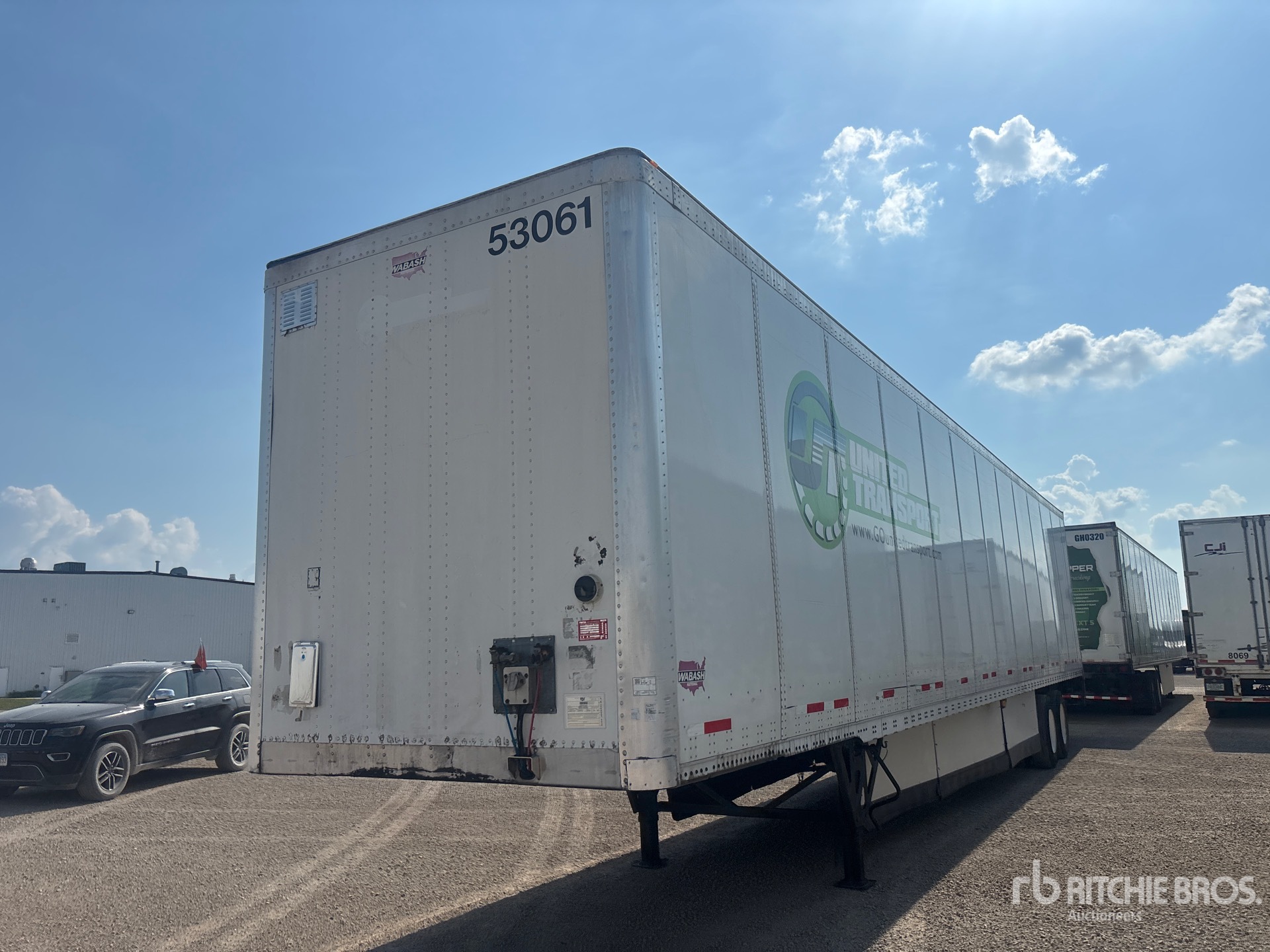 2016 Wabash DVCVHPC 53 ft x 102 in T/A Van Trailer