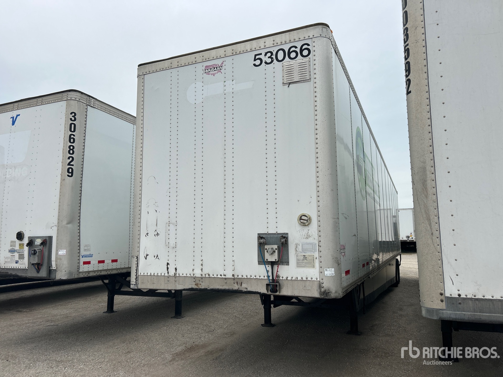 2016 Wabash DVCVHPC 53 ft x 102 in T/A Van Trailer