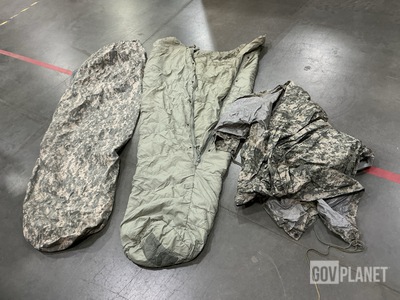 (17) Bivy Covers, (17) Sleeping Bags, (4) Tarpaulins & (1) Sleeping Mat
