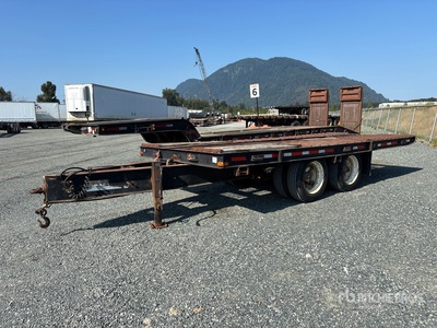 1989 Totem 20 ft T/A مقطورة مسطحة