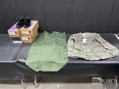 (4) Pairs of Men’s Shoes, (63) Duffel Bags & Assorted Item