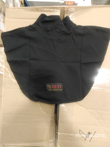 (210)Mock Neck Dickies Red The Uniform Tailor