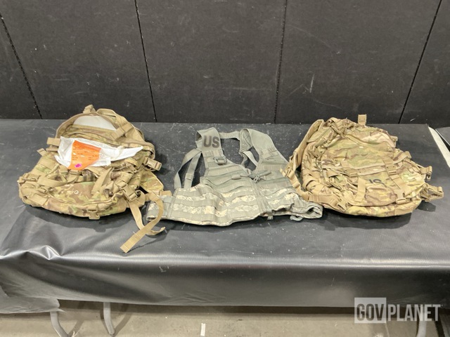 (30) Assault Packs, (33) Fighting Load Carriers & Assorted Items