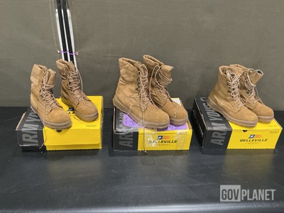 (57) Pairs of Assorted Combat Boots
