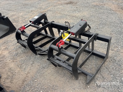 All-Star E-Series 78 in Q/C Skid Steer Grapple