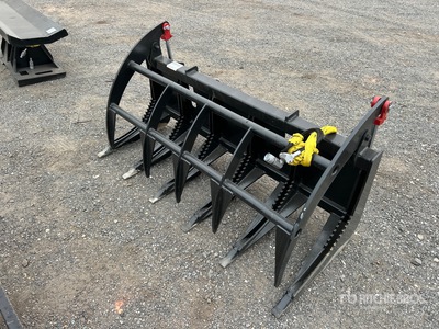 Mid-State 68 In Skid Steer Root Rake