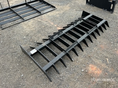 84 In Skid Steer Landscape Rake