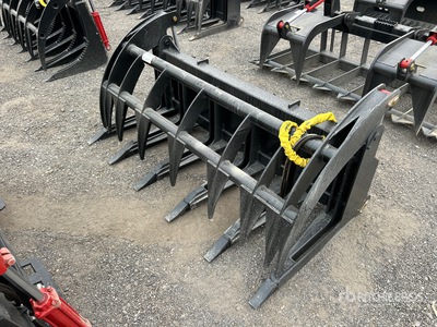 Mid-State E-Series 68 in Skid Steer Root Rake
