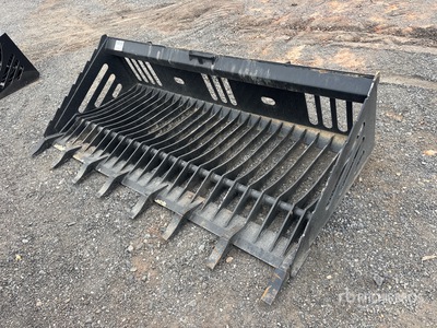 Mid-State 84 in Q/C Skeleton Skid Steer Bucket