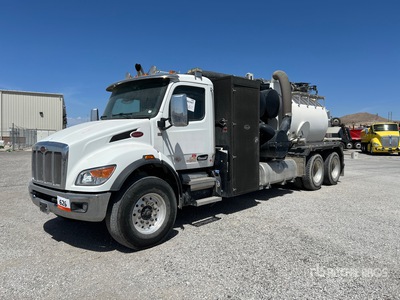 2023 Tornado F2 Eco-Lite on 2024 Peterbilt 548 6x4 Vacuum Excavator Truck