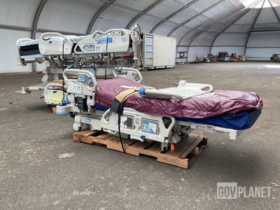 (3) Assorted Hill-Rom Hospital Beds