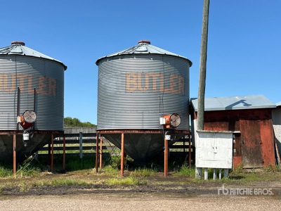 Butler +/- 1500 bu 4 Ring Grain Bin