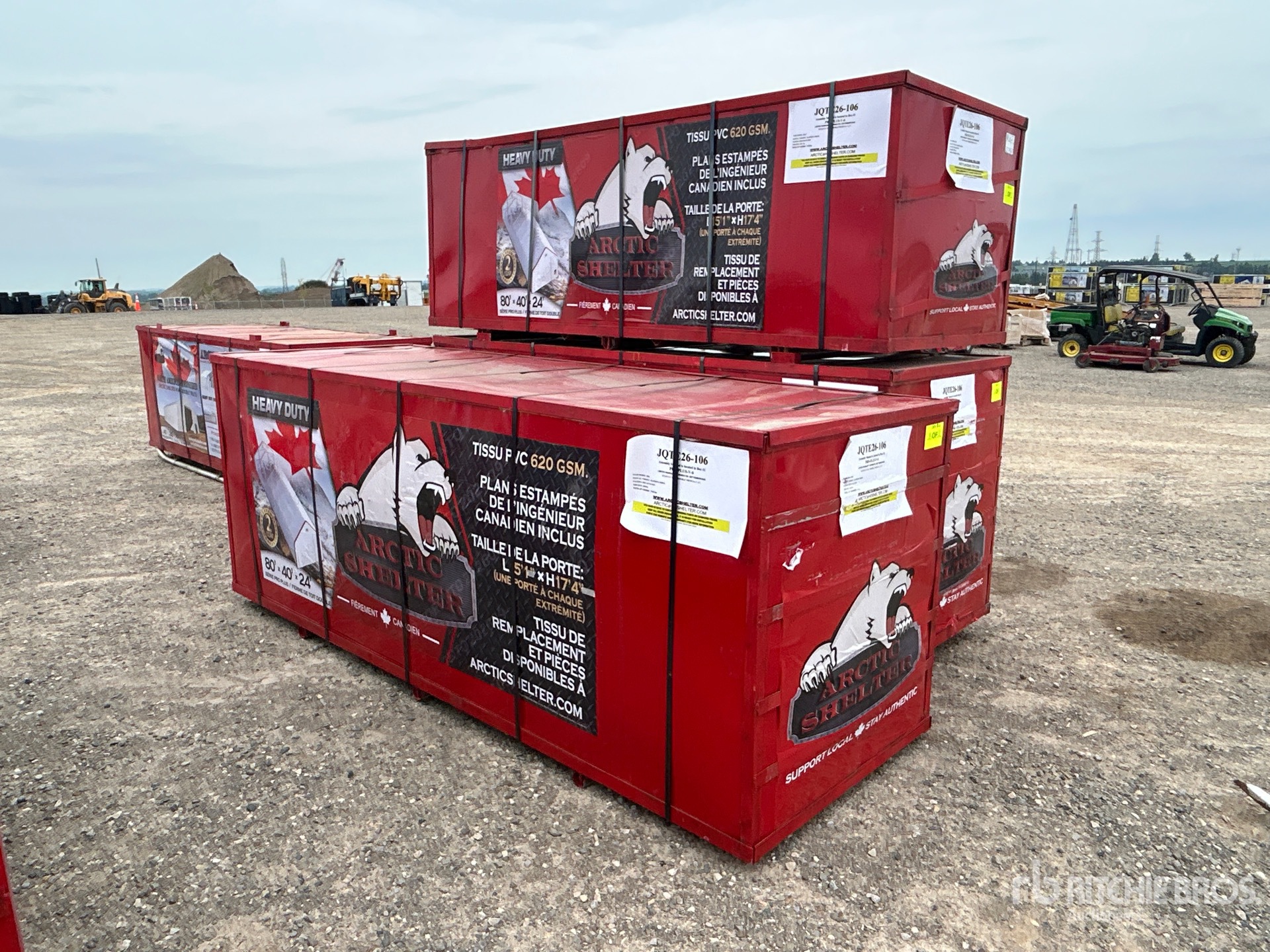 2026 Arctic Shelter 40 ft x 80 ft Peak Double Truss Storage Building (Unused)