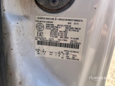 2016 Ford F-550 XL 4x4 Extended Cab Service Truck