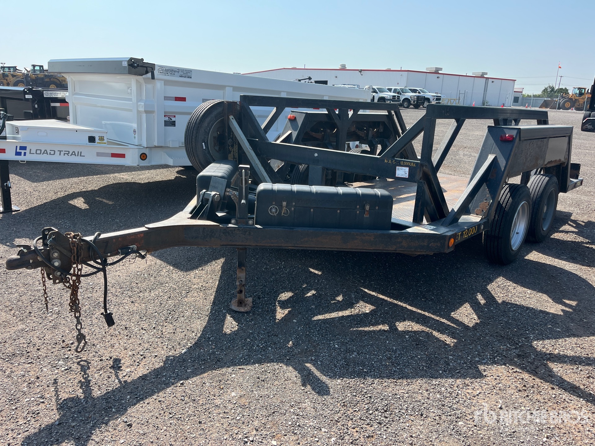 2007 Bil-Jax 14 ft T/A Ground Load Trailer