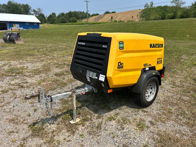 2021 Kaeser M55 185 cfm Mobile Air Compressor