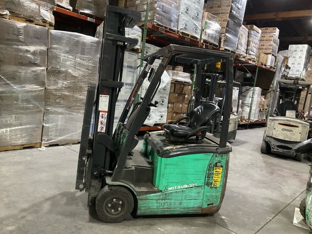 2019 Mitsubishi FB16PNT FL 2425 lb Electric Forklift