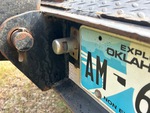 Trailer Chassis with License Plate Light Functional