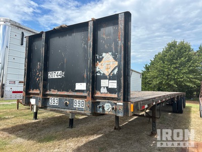 1999 Fruehauf FLCVFST 48 ft T/A Flatbed Trailer
