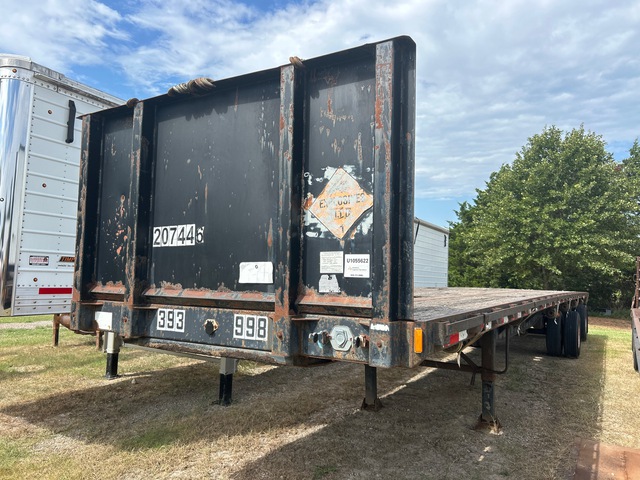 1999 Fruehauf FLCVFST 48 ft T/A Flatbed Trailer