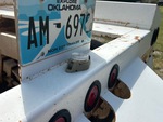 Trailer Chassis with License Plate Light Functional