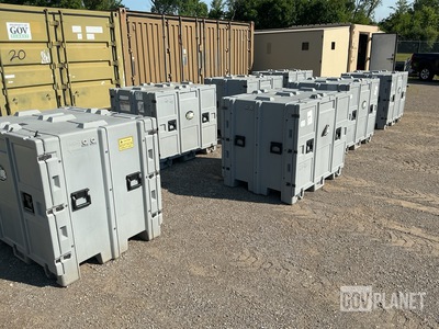 (7) Hardigg MM8 Mobile Master Storage Containers