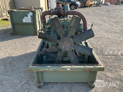 Detroit Diesel 8V92TA Turbo Diesel Engine w/Shipping Container