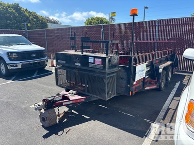 2013 Marksman LSET80X14-70 14 ft T/A Utility Trailer