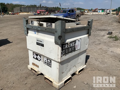 2012 Western 10TCG 910 L Skid Mounted Steel Diesel Fuel Tank