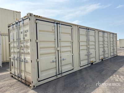 2025 40 ft High Cube Multi-Door Storage Container