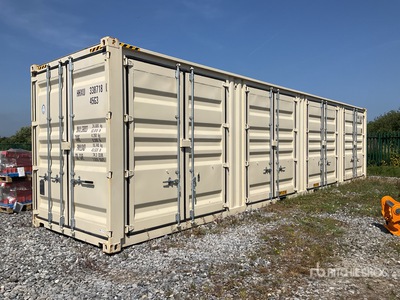 40 ft High Cube Multi-Door Storage Container (Unused)