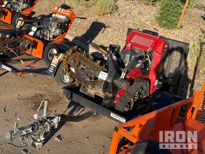 2021 Toro TRX-16 Tracked Trencher w/2021 Teske T22979 Trailer