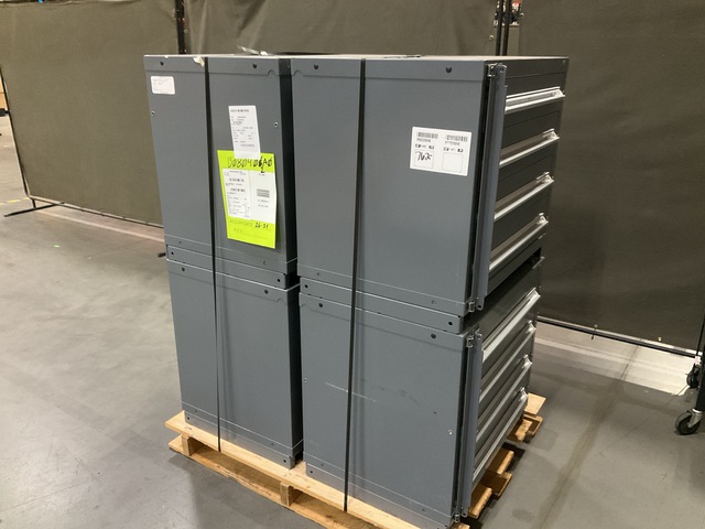 (4) Stanley Vidmar Storage Cabinets