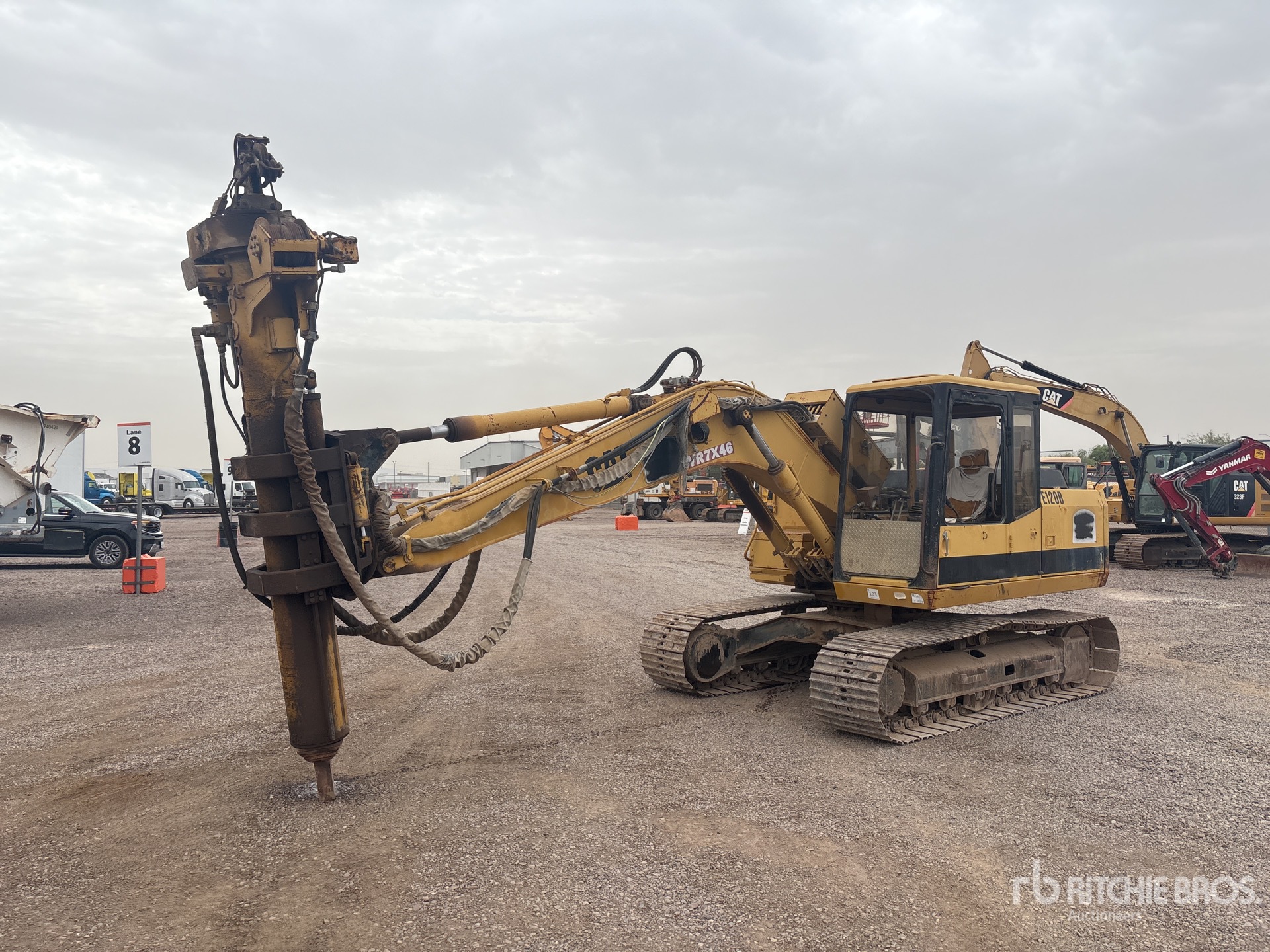 1991 Cat E120B LoDrill Foundation Drill