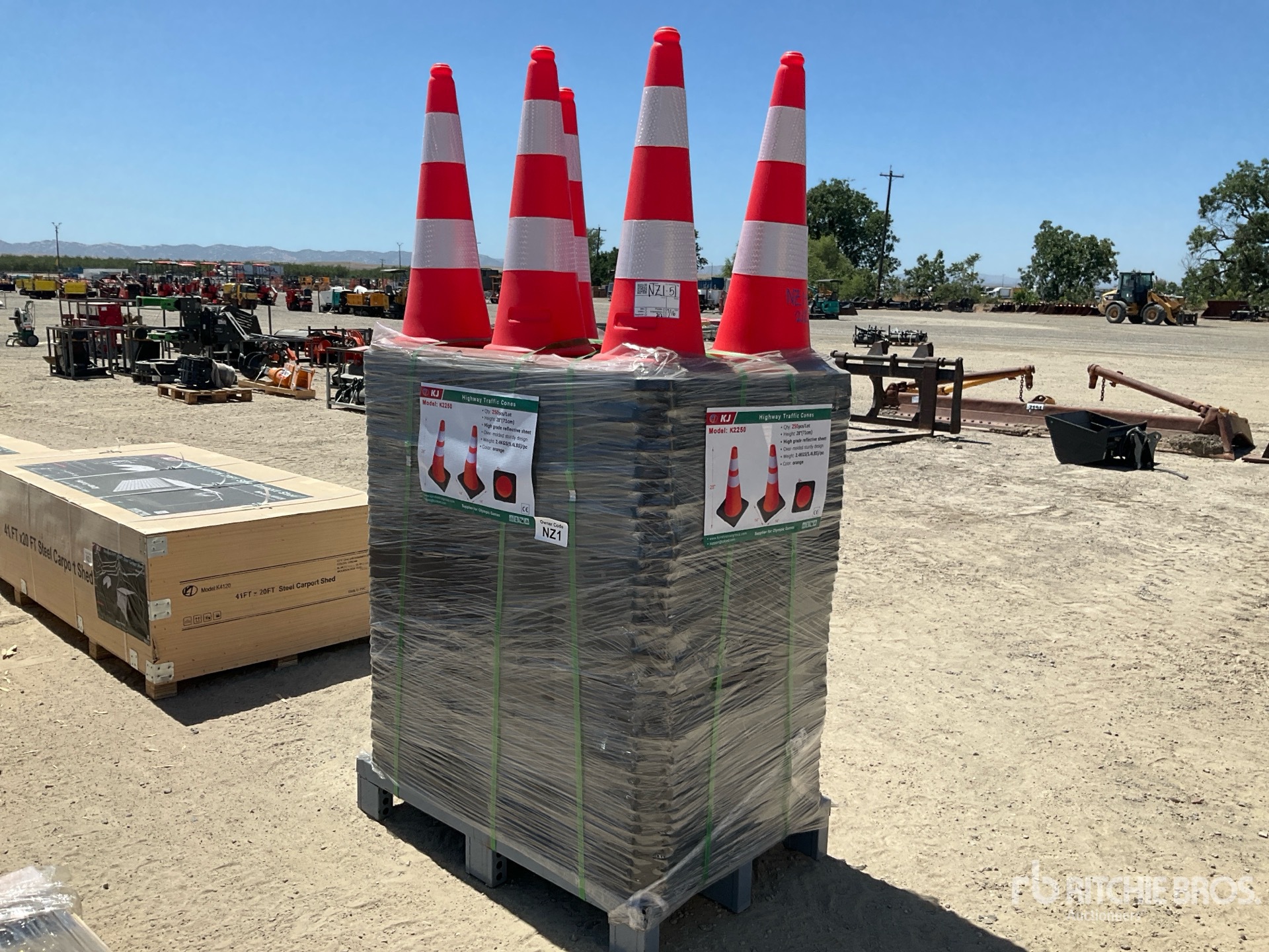 Quantity of (250) 2026 KJ K2250 28 in Traffic Cones (Unused)