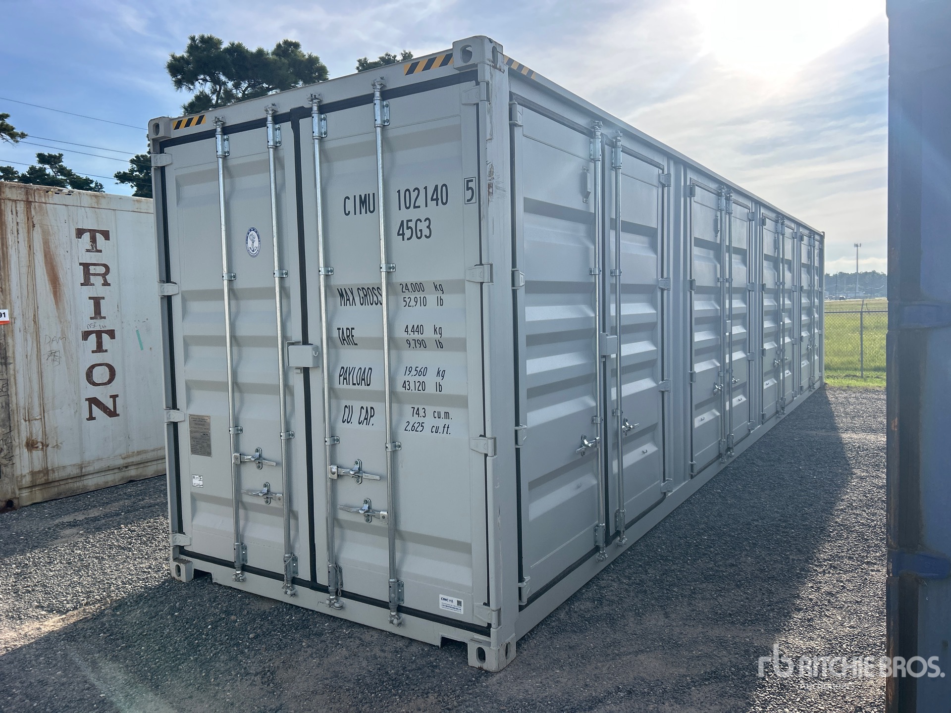 40 ft High Cube Multi-Door Storage Container