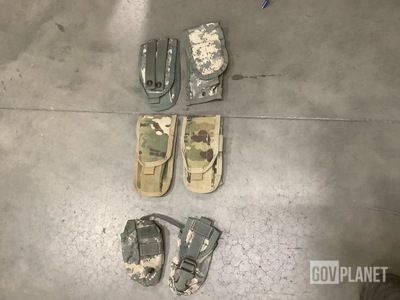 (161) M4 Two Mag Pouches, (40) Flash Bang Grenade Pouches & Assorted Items
