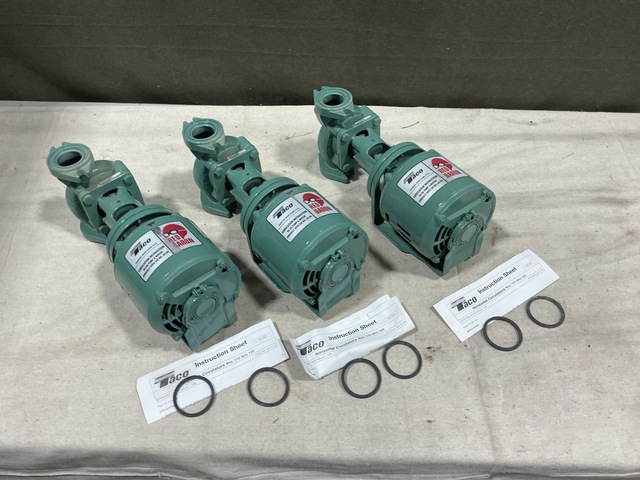 (16) Taco 110-24 Circulator Pumps