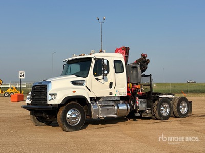 2012 Fassi F215A.0.25 8488 lb Knuckle Boom on 2014 Freightliner 114SD 6x4 Sleeper Boom Truck