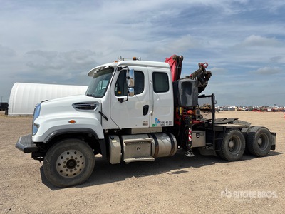 2012 Fassi F215A.0.25 8488 lb Knuckle Boom on 2014 Freightliner 114SD 6x4 Sleeper Boom Truck
