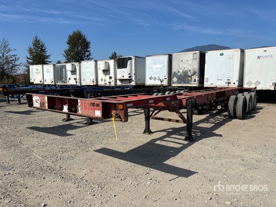 2003 Lode King 53 ft Tri/A Extendable Remorque conteneur