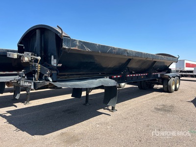 2015 JET 34 ft T/A Side Dump Trailer