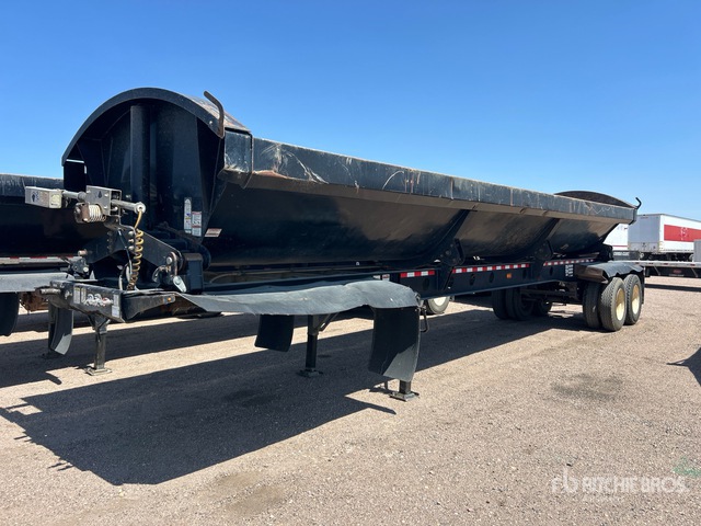 2015 JET 34 ft T/A Side Dump Trailer