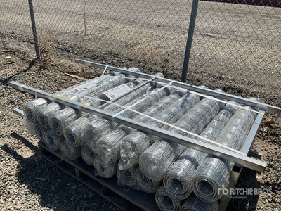 Quantity of (20) 2026 KJ K1230 100 ft x 4 ft Galvanized Farm Fencing (Unused)