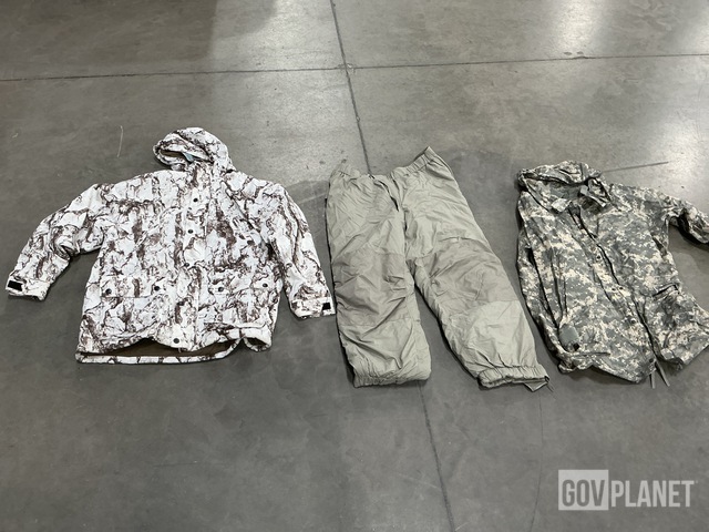 (11) Parkas, (9) Pairs of Cold Trousers, (6) Wet Weather Parkas & Assorted Items
