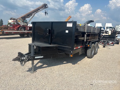 2023 Quality Steel 14 ft T/A Remorque à Benne Utilitaire